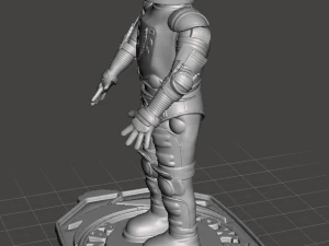 inspired in the mighty morphin power rangers series from the 90s the alpha 5 robot 3D Print Model