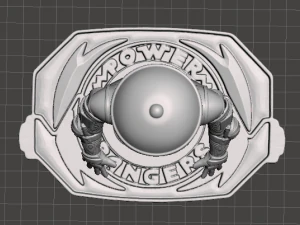 inspired in the mighty morphin power rangers series from the 90s the alpha 5 robot 3D Print Model