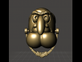 inspired muppet christmas carol door knocker ready for 3d print 3D-printmodel