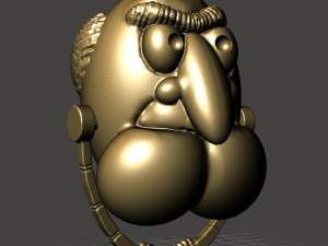 inspired muppet christmas carol door knocker ready for 3d print Modelo de Impressão 3D