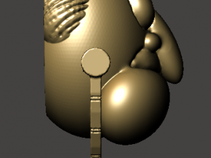 inspired muppet christmas carol door knocker ready for 3d print Modelo de Impressão 3D