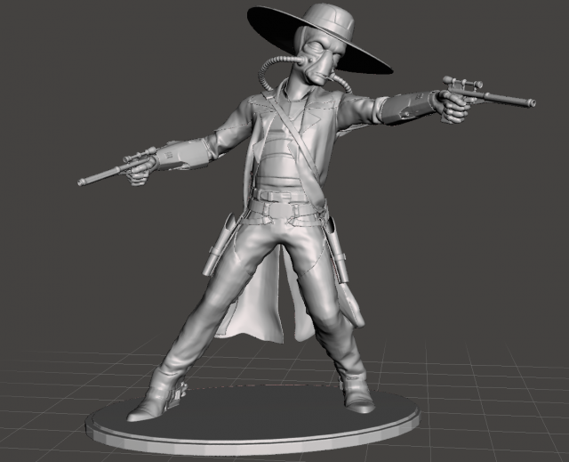 inspired in the new star wars series the book of boba fett cad bane 3D Print Model .c4d .max .obj .3ds .fbx .stl .blend 