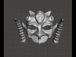 INSPIRED IN THE 1986 MOVIE LABYRINTH JARETH BALLROOM MASK VENETIAN 3D प्रिंट मॉडल