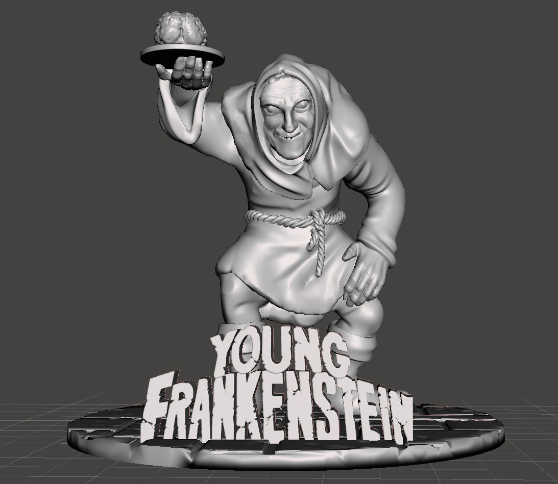 INSPIRED IN THE MOVIE YOUNG FRANKENSTEIN FROM MEL BROOKS IGOR 3D Print Model .c4d .max .obj .3ds .fbx .stl .blend 