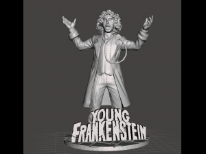 INSPIRED IN THE MOVIE YOUNG FRANKENSTEIN FROM MEL BROOKS FREDERICK FRANKENSTEIN GENE WILDER Model do druku 3D