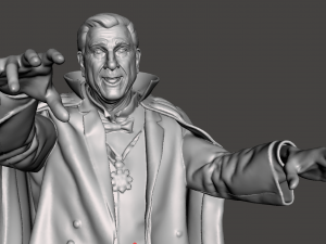 INSPIRED IN THE MOVIE DRACULA DEAD AND LOVING IT FROM MEL BROOKS COUNT DRACULA LESLIE NIELSEN 3D प्रिंट मॉडल