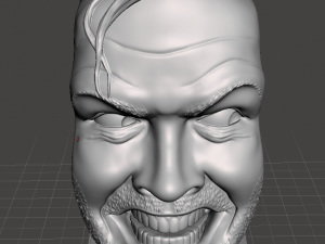 Inspired in the movie The Shinning Heres Johnny book holder 3D-printmodel