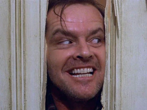 Inspir&eacute; du film The Shining, porte-livre Here's Johnny Modèles 3D en vedette