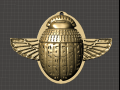 INSPIRED IN THE MOON KNIGHT SERIES FROM MARVEL EGIPCIAN SCARAB BEETLE COMPASS WITH RETRACTABLE WINGS 3D Print Model