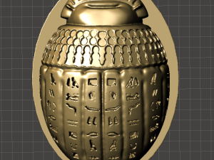 INSPIRED IN THE MOON KNIGHT SERIES FROM MARVEL EGIPCIAN SCARAB BEETLE COMPASS WITH RETRACTABLE WINGS Modelo de impresión 3D