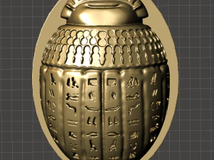 INSPIRED IN THE MOON KNIGHT SERIES FROM MARVEL EGIPCIAN SCARAB BEETLE COMPASS WITH RETRACTABLE WINGS 3D Print Model