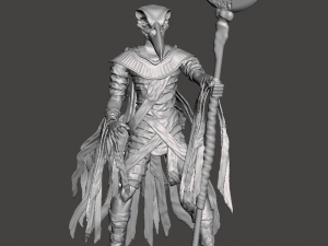 INSPIRED IN THE MOON KNIGHT SERIES FROM MARVEL KHONSHU GOD FIGURE 3D Print Model