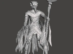 INSPIRED IN THE MOON KNIGHT SERIES FROM MARVEL KHONSHU GOD FIGURE 3D Print Model