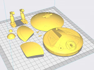 INSPIRED IN THE NEW STAR WARS SERIES OBI WAN KENOBI LOLA THE PRINCESS LEIA ROBOT 3D Print Model