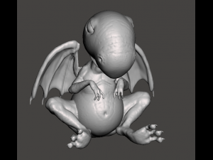 INSPIRED IN THE NEW SERIES THE SANDMAN FROM NEIL GAIMAN GOLDIE THE BABY GARGOYLE 3D Print Model