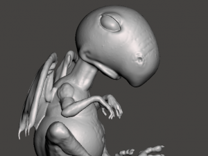 INSPIRED IN THE NEW SERIES THE SANDMAN FROM NEIL GAIMAN GOLDIE THE BABY GARGOYLE 3D प्रिंट मॉडल