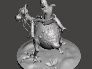 INSPIRED FIGURE FROM THE 1977 WIZARDS MOVIE NECRON99-PEACE 3D Принт Модель