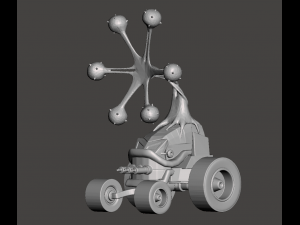 Inspired in the 80s animated series Jayce and the Wheeled Warriors Gun Grinner Monster Mind Modelo de Impressão 3D