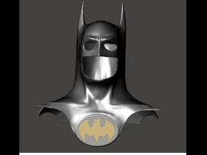 INSPIRED IN THE 1989 MOVIE FROM TIM BURTON BATMAN MICHAEL KEATON MASK 3D Print Model