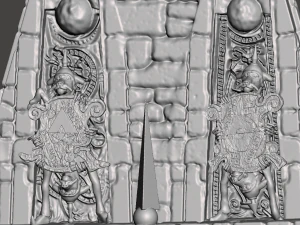 INSPIRED IN THE MOVIE LABYRINTH FROM 1986 BY JIM HENSON THE RIDDLE FOUR GUARDS 3D Print Model