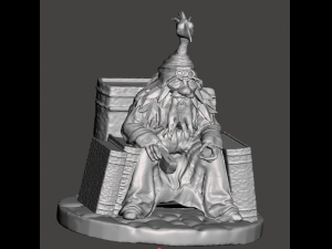INSPIRED IN THE MOVIE LABYRINTH FROM 1986 BY JIM HENSON THE WISEMAN 3D Print Model
