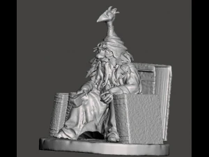 INSPIRED IN THE MOVIE LABYRINTH FROM 1986 BY JIM HENSON THE WISEMAN 3D Print Model