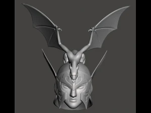 TERINSPIRASI DALAM HELM MASKER GRAND POPE SERI SAINT SEIYA Model Cetak 3D