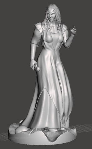 Inspired in the Buffy the vampire Slayer series Drusilla Figure Modelo de Impressão 3D .c4d .max .obj .3ds .fbx .stl .blend 