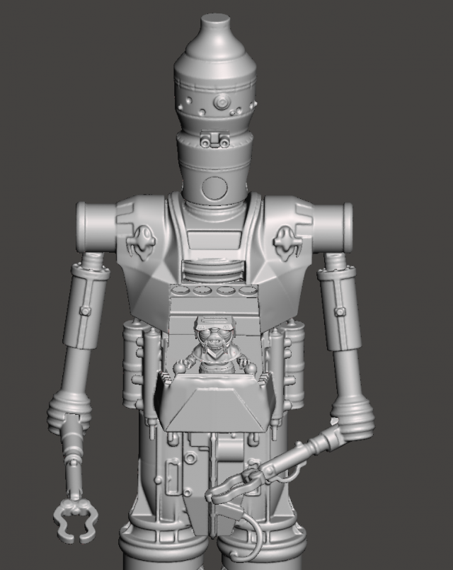 INSPIRED IN STAR WARS THE MANDALOREAN SERIES SEASON 3 IG12 CONTROLED BY ANZELLANO 3D PRINTABLE MODEL 3D Baskı Modeli .c4d .max .obj .3ds .fbx .stl .blend 