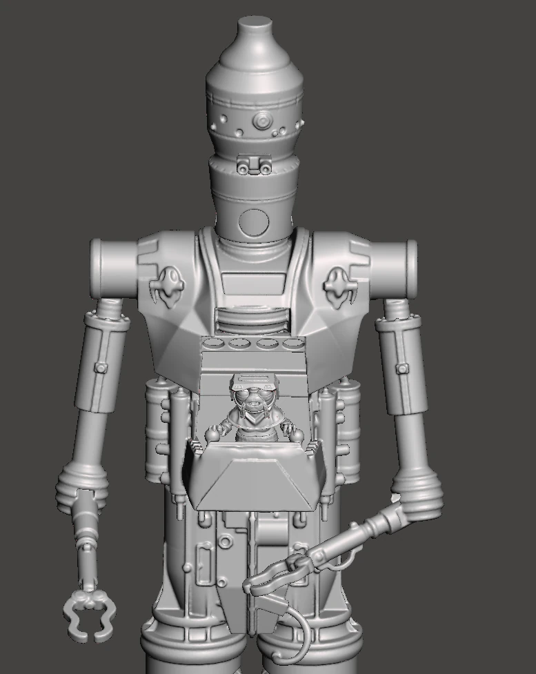 INSPIRED IN STAR WARS THE MANDALOREAN SERIES SEASON 3 IG12 CONTROLED BY ANZELLANO 3D PRINTABLE MODEL 3D Print Model .c4d .max .obj .3ds .fbx .stl .blend 