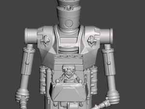 スター・ウォーズにインスピレーションを得たマンダロリアン シリーズ シーズン 3 IG12 をアンゼラーノが制御 3D 印刷可能モデル 3Dプリントモデル