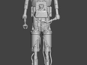 INSPIRED IN STAR WARS THE MANDALOREAN SERIES SEASON 3 IG12 CONTROLED BY ANZELLANO 3D PRINTABLE MODEL 3D Baskı Modeli