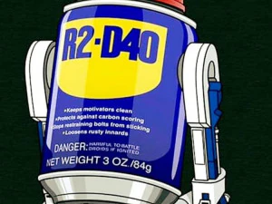 INSPIRED IN THE STAR WARS SAGA THE COMIC DROID R2-D40 3D Print Model
