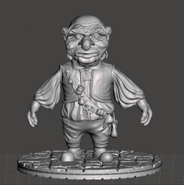 INSPIRED IN THE 1986 MOVIE LABYRINTH HOGGLE Model Cetak 3D .c4d .max .obj .3ds .fbx .stl .blend 