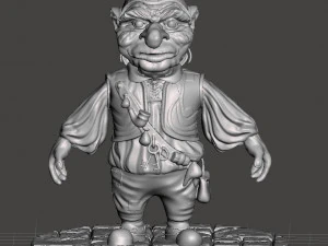 INSPIRADO NO FILME LABYRINTH HOGGLE DE 1986 Modelo de Impressão 3D