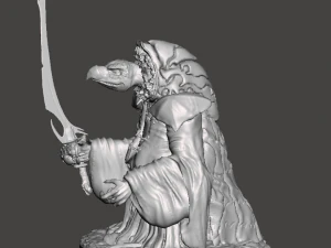 INSPIRED IN THE 1982 MOVIE DARK CRYSTAL CHAMBERLANE SKEKSIS 3D Print Model