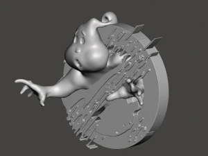 ISPIRATO AL PROSSIMO FILM DI GHOSTBUSTERS FROZEN EMPIRE THE GHOST PORTACHIAVI CON NUOVO LOGO Modello di stampa 3D