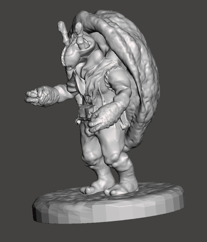 INSPIRED IN THE NEW STAR WARS SERIES AHSOKA THE NOTI ALIEN FIGURE FROM THE PLANET PERIDEA 3D Print Model .c4d .max .obj .3ds .fbx .stl .blend