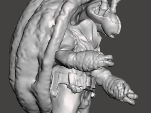 INSPIRED IN THE NEW STAR WARS SERIES AHSOKA THE NOTI ALIEN FIGURE FROM THE PLANET PERIDEA 3D Print Model