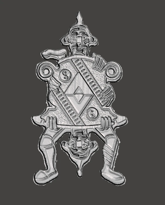 INSPIRED IN LABYRINTH MOVIE RIDDLE DOOR CHRISTMAS ORNAMENT PENDANT 3D Print Model .c4d .max .obj .3ds .fbx .stl .blend