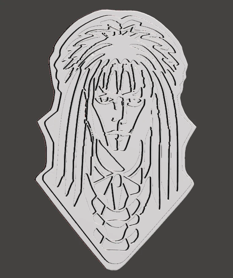 INSPIRED IN LABYRINTH MOVIE RJARETH CHRISTMAS ORNAMENT PENDANT VERSION 2 3D Print Model .c4d .max .obj .3ds .fbx .stl .blend