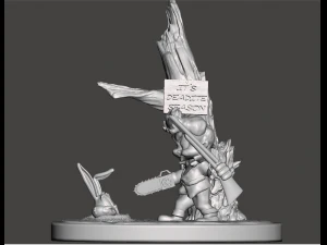 Inspired Scene from the Looney Tunes - Evil Dead crossover cover image 3D Print Model
