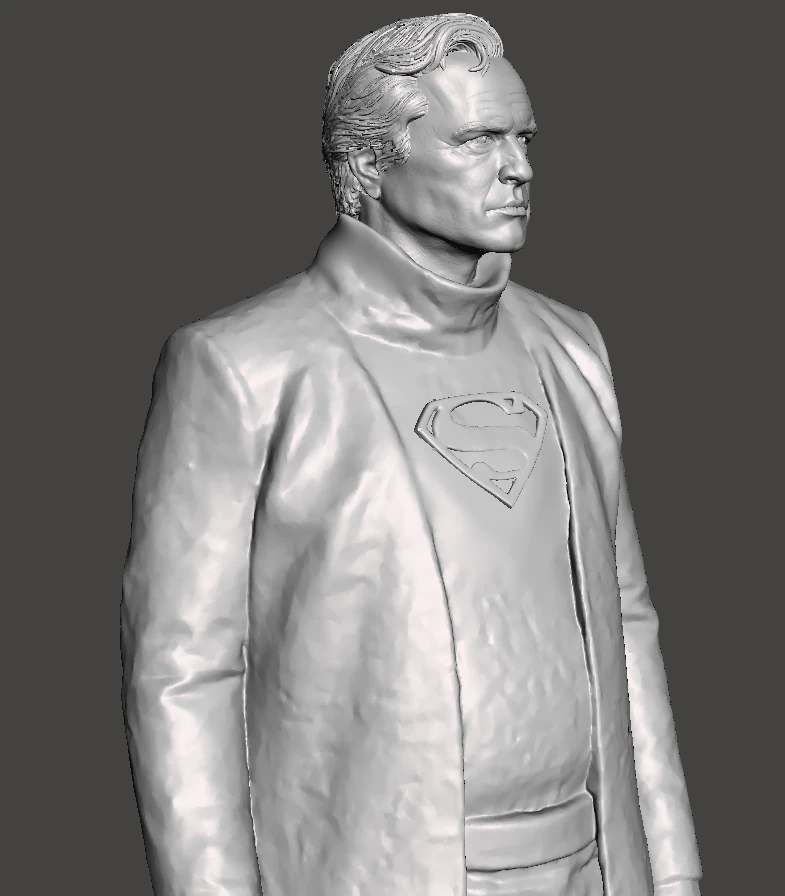 Superman 1978 figures set Clark Kent Lois Lane Superman Lex Luthor Jor-El Miss Teschmacher and 3D Print Model .c4d .max .obj .3ds .fbx .stl .blend