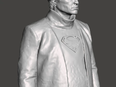 Conjunto de figuras do Superman 1978 Clark Kent Lois Lane Superman Lex Luthor Jor-El Miss Teschmacher e Modelo de Impressão 3D