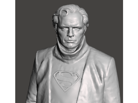 Superman 1978 set de figuras Clark Kent Lois Lane Superman Lex Luthor Jor-El Miss Teschmacher y Modelo de impresión 3D