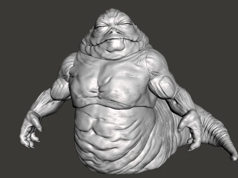 Inspired by the The Mandalorian and Grogu Movie Rotta The Hutt 3D Print Model