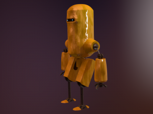 robot guard 3D मॉडल
