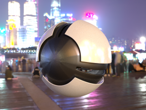 spaceship robot 3D मॉडल