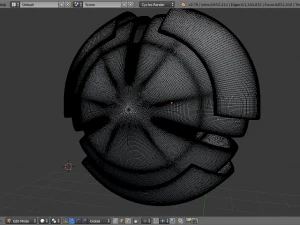 spaceship robot 3D Model