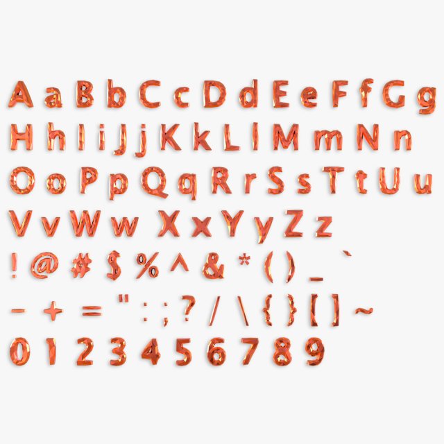 3d low poly letters 3D मॉडल .c4d .max .obj .3ds .fbx .stl .blend